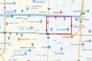 大阪・ミナミエリアでいちばん店舗数が多い